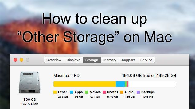get rid of other on mac with mac cleaner